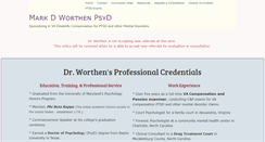 Desktop Screenshot of drworthen.net